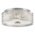 Hinkley Ceiling light ELLE 2xE27/60W/230V d. 30,5 cm shiny chrome