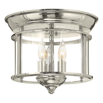 Hinkley - Ceiling light GENTRY 3xE14/40W/230V shiny chrome