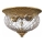 Hinkley - Ceiling light PLANTATION 2xE27/60W/230V brass