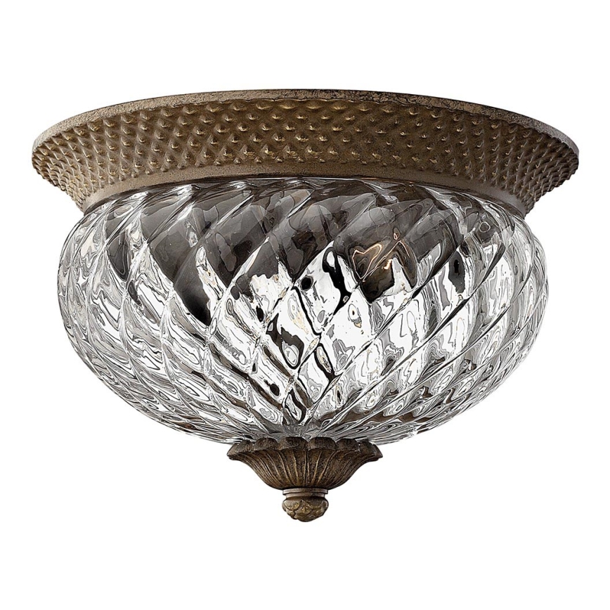 Hinkley - Ceiling light PLANTATION 2xE27/60W/230V bronze