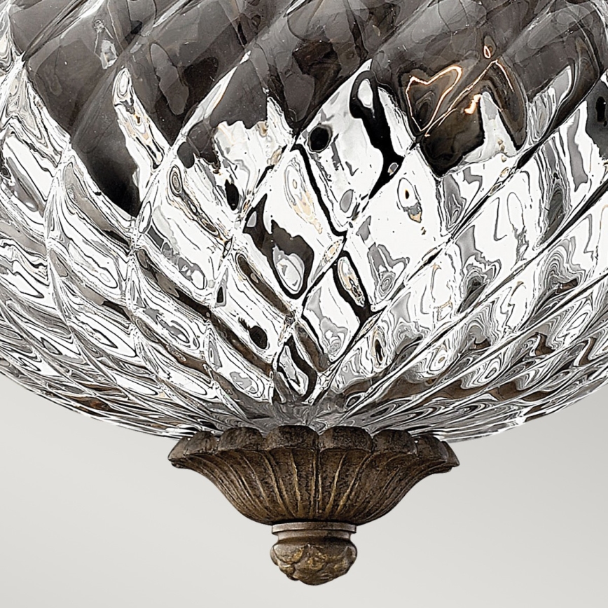 Hinkley - Ceiling light PLANTATION 2xE27/60W/230V bronze