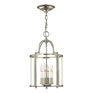 Hinkley - Chain-hung chandelier GENTRY 4xE14/60W/230V polished chrome