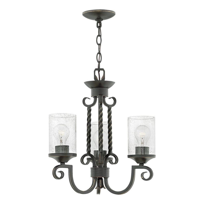 Hinkley - Chandelier on a chain CASA 3xE27/60W/230V