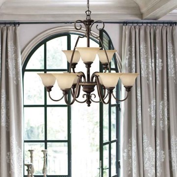 Hinkley - Chandelier on a chain CELLO 6xE27/60W/230V