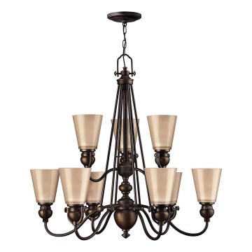 Hinkley - Chandelier on a chain MAYFLOWER 9xE27/60W/230V