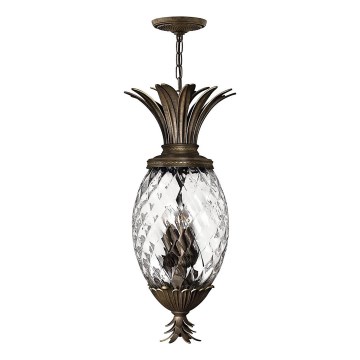 Hinkley - Chandelier on a chain PLANTATION 4xE14/40W/230V bronze