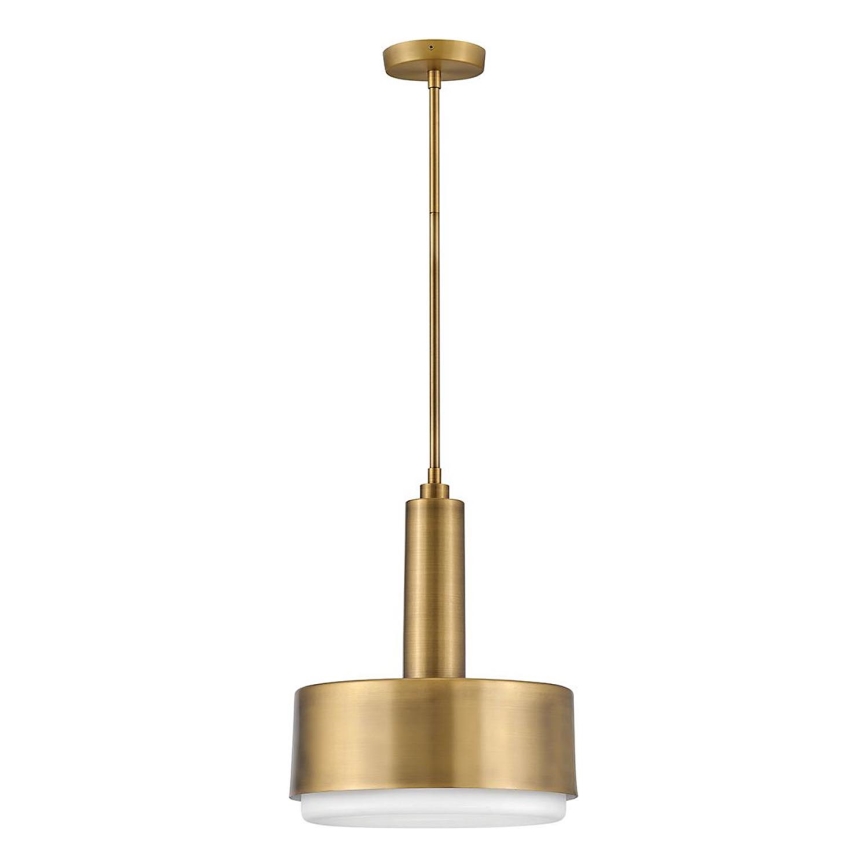 Hinkley - Chandelier on a pole CEDRIC 2xE27/60W/230V d. 33 cm brass