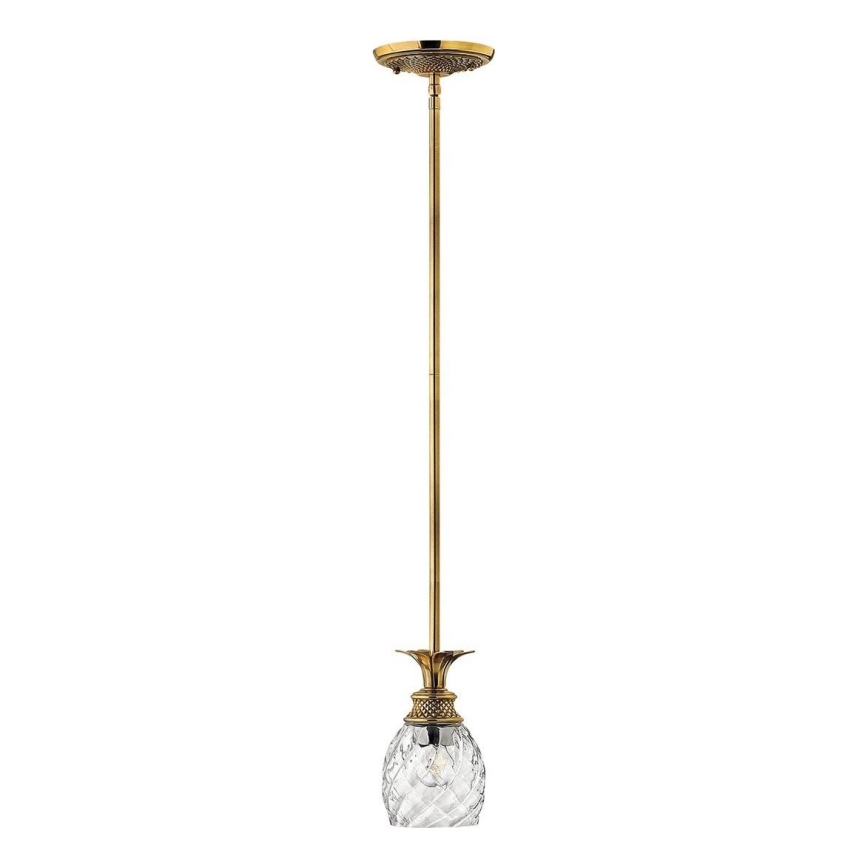 Hinkley - Chandelier on a pole PLANTATION 1xE27/60W/230V gold