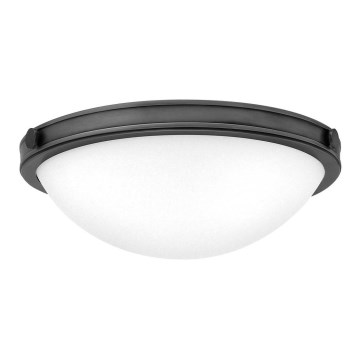 Hinkley - COLLIER Ceiling Light 2xE27/40W/230V Ø 34.6 cm Black