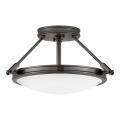 Hinkley - COLLIER flush-mount chandelier 3xE14/40W/230V Ø 41.7 cm black