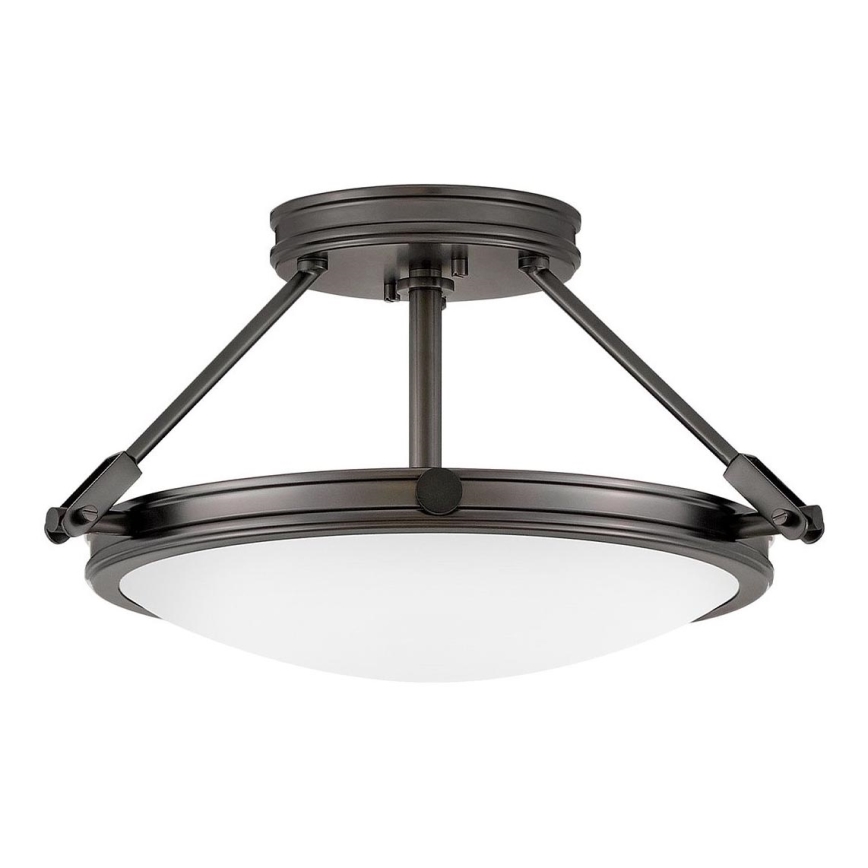 Hinkley - COLLIER flush-mount chandelier 3xE14/40W/230V Ø 41.7 cm black