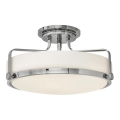 Hinkley - Flush-mount chandelier HARPER 3xE27/60W/230V Ø 45.6 cm polished chrome