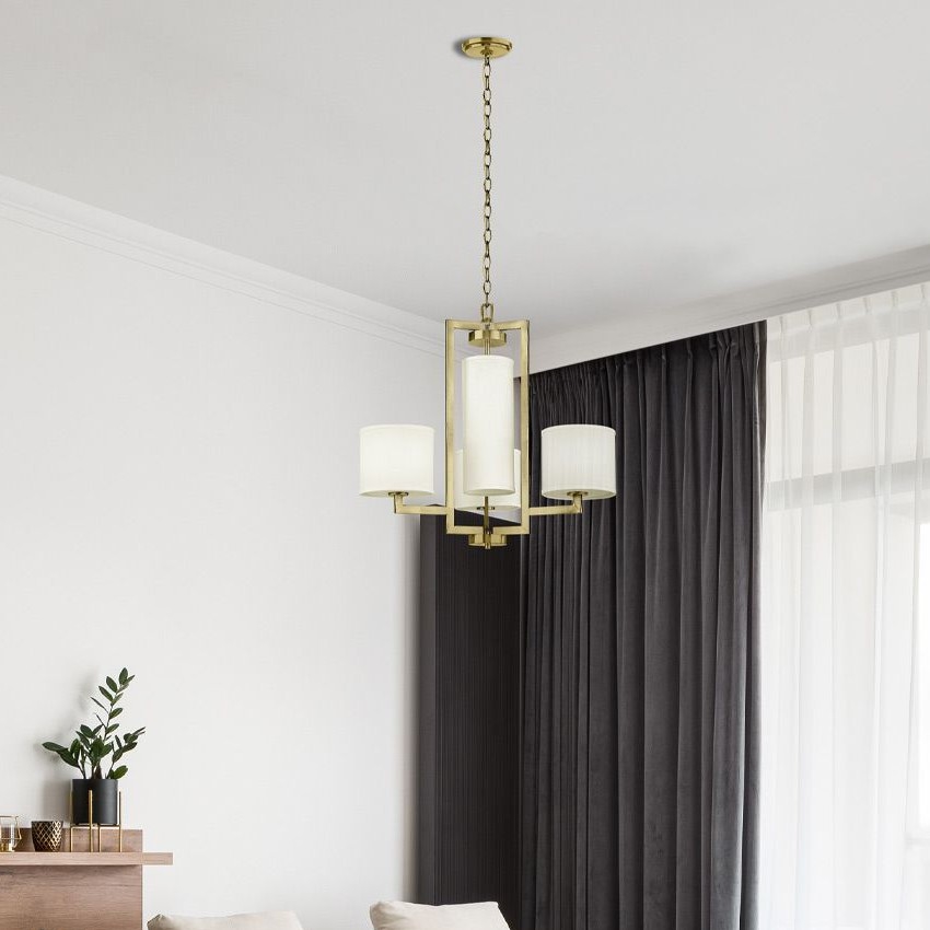 Hinkley - HAMPTON Chain Chandelier 4xE27/60W/230V gold