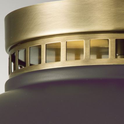 Hinkley - Ceiling light AMELIA 2xE27/40W/230V black/brass