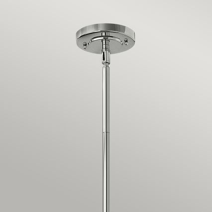 Hinkley - Chandelier on a pole AMELIA 1xE27/60W/230V shiny chrome