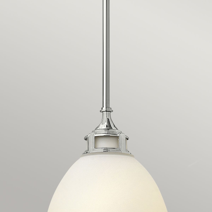 Hinkley - Chandelier on a pole AMELIA 1xE27/60W/230V shiny chrome
