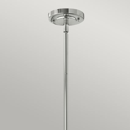 Hinkley - Chandelier on a pole AMELIA 1xE27/60W/230V shiny chrome