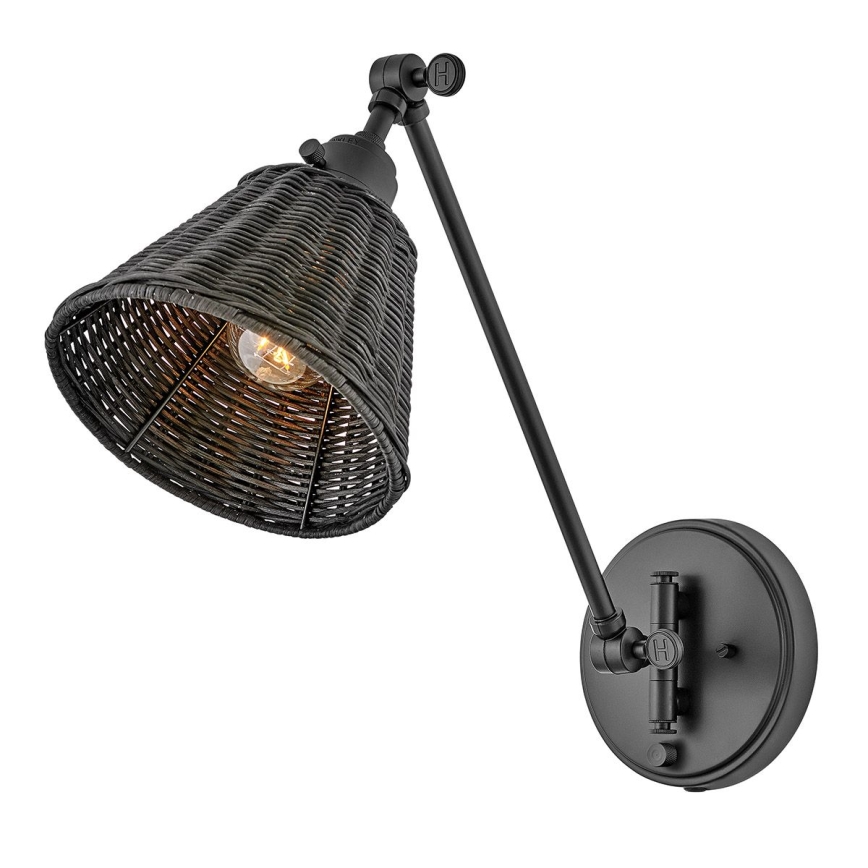 Hinkley - ARTI Wall-mounted Spotlight 1xE27/60W/230V Black