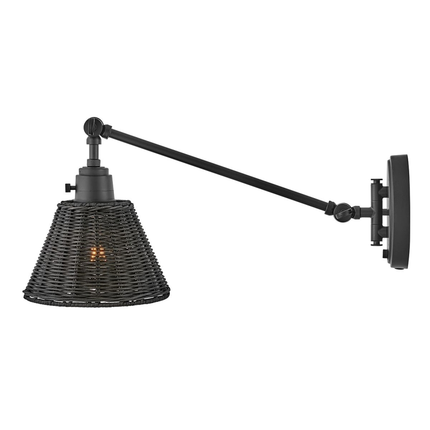 Hinkley - ARTI Wall-mounted Spotlight 1xE27/60W/230V Black