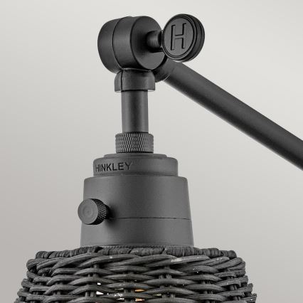 Hinkley - ARTI Wall-mounted Spotlight 1xE27/60W/230V Black