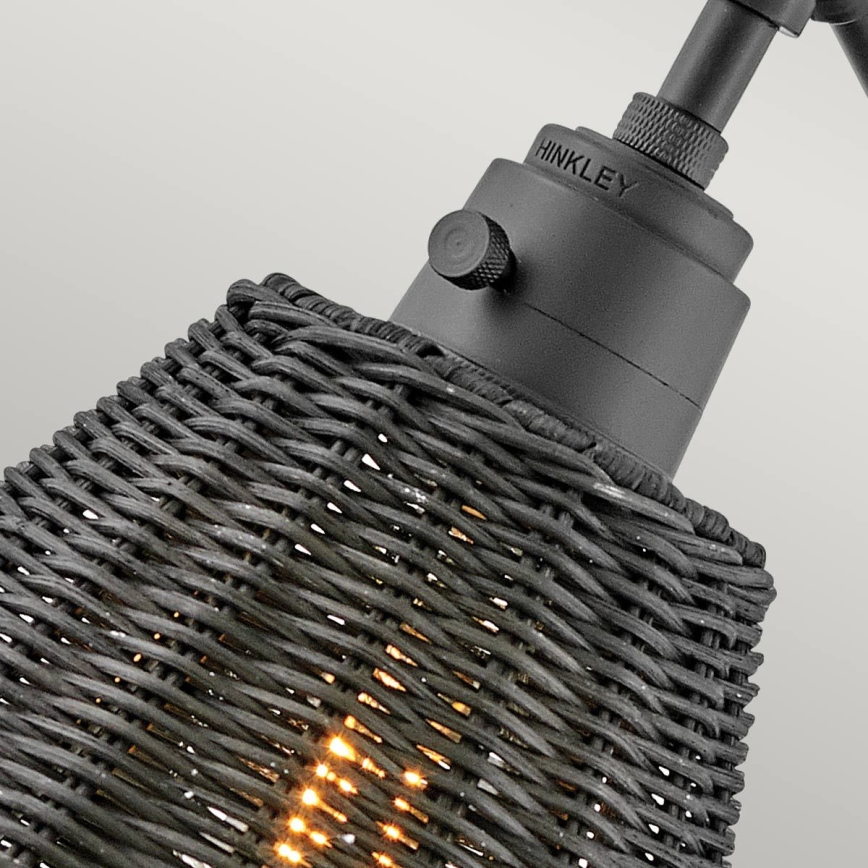 Hinkley - ARTI Wall-mounted Spotlight 1xE27/60W/230V Black