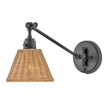 Hinkley - ARTI Wall Spotlight 1xE27/60W/230V Black/Brown