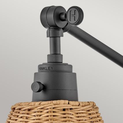 Hinkley - ARTI Wall Spotlight 1xE27/60W/230V Black/Brown