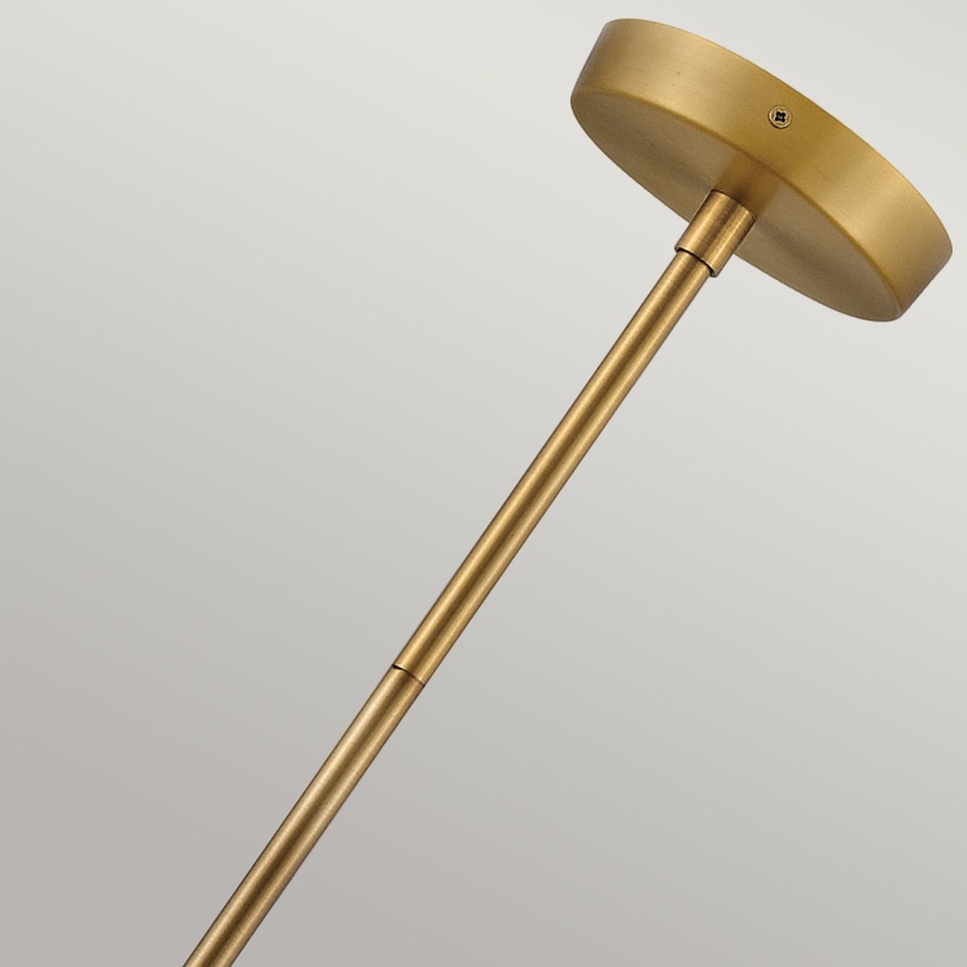 Hinkley - Chandelier on a pole CEDRIC 2xE27/60W/230V d. 33 cm brass