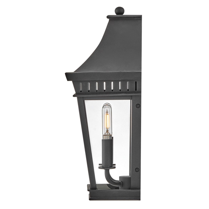 Hinkley - Outdoor wall light CHAPEL HILL 2xE14/40W/230V IP44 black