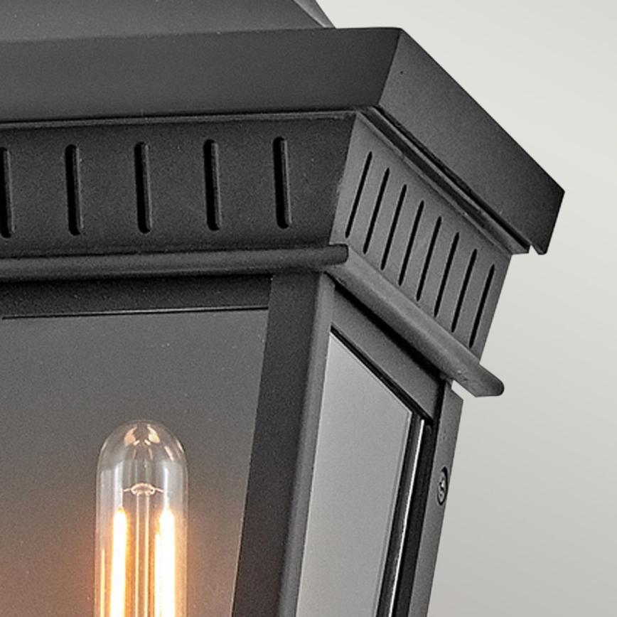Hinkley - Outdoor wall light CHAPEL HILL 2xE14/40W/230V IP44 black