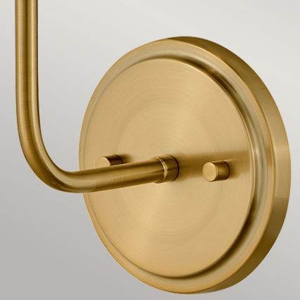 Hinkley - Wall lamp CLARKE 1xE27/40W/230V brass/black