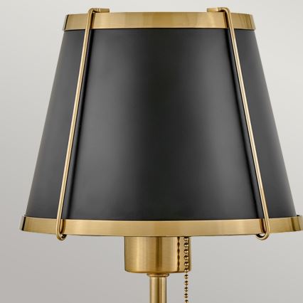 Hinkley - Wall lamp CLARKE 1xE27/40W/230V brass/black