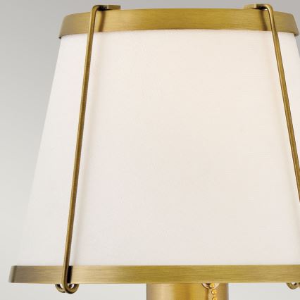 Hinkley - Wall lamp CLARKE 1xE27/40W/230V brass/white