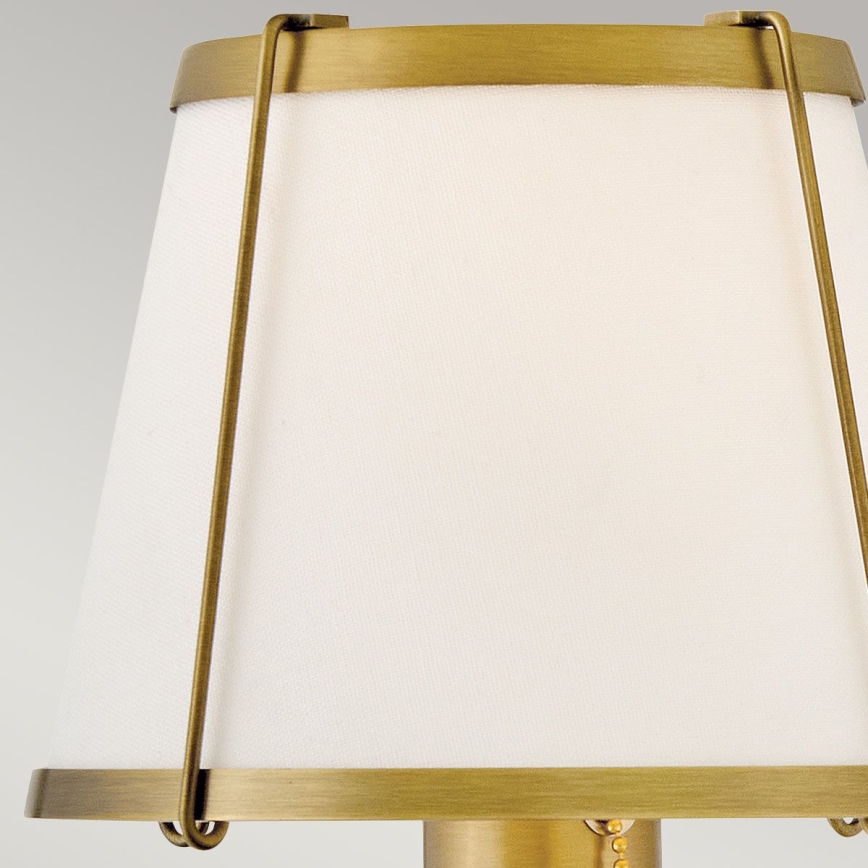 Hinkley - Wall lamp CLARKE 1xE27/40W/230V brass/white