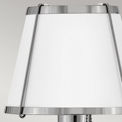 Hinkley - Wall lamp CLARKE 1xE27/40W/230V shiny chrome/white