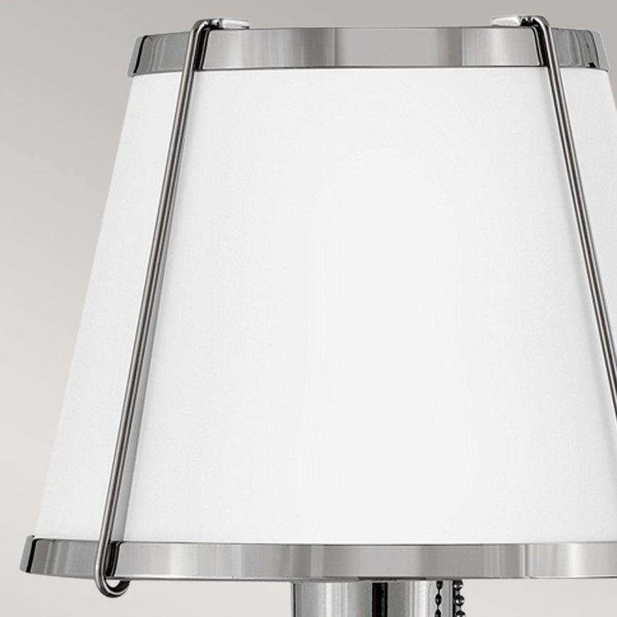 Hinkley - Wall lamp CLARKE 1xE27/40W/230V shiny chrome/white