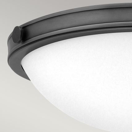 Hinkley - COLLIER Ceiling Light 2xE27/40W/230V Ø 34.6 cm Black