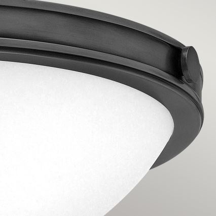 Hinkley - COLLIER Ceiling Light 2xE27/40W/230V Ø 34.6 cm Black
