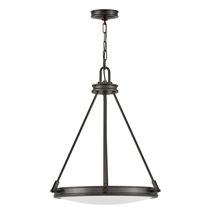 Hinkley - COLLIER Chain-hung chandelier, 4× E14 (max. 40 W), 230 V, diam. 54.3 cm, Black