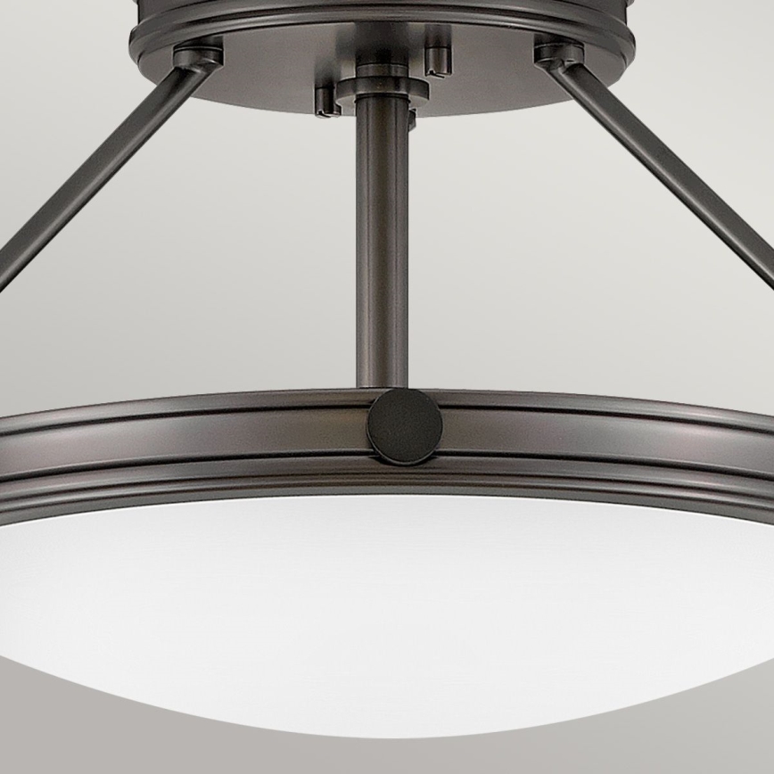 Hinkley - COLLIER flush-mount chandelier 3xE14/40W/230V Ø 41.7 cm black