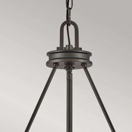Hinkley - Chain-hung chandelier COLLIER 5xE27/40W/230V pr. 68,5 cm black