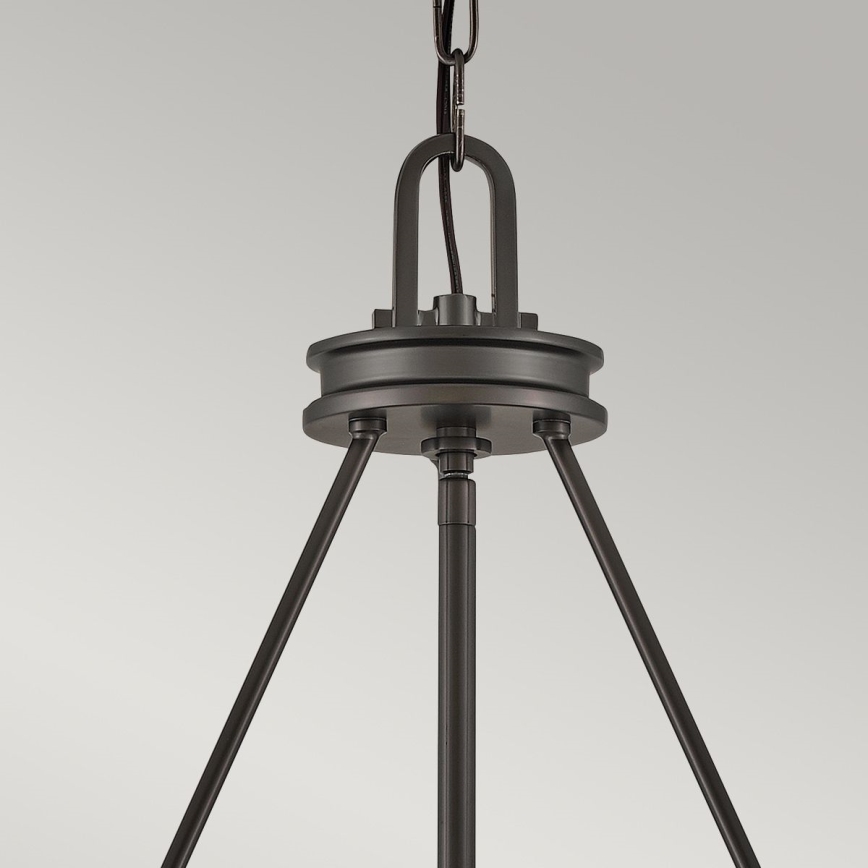 Hinkley - Chain-hung chandelier COLLIER 5xE27/40W/230V pr. 68,5 cm black