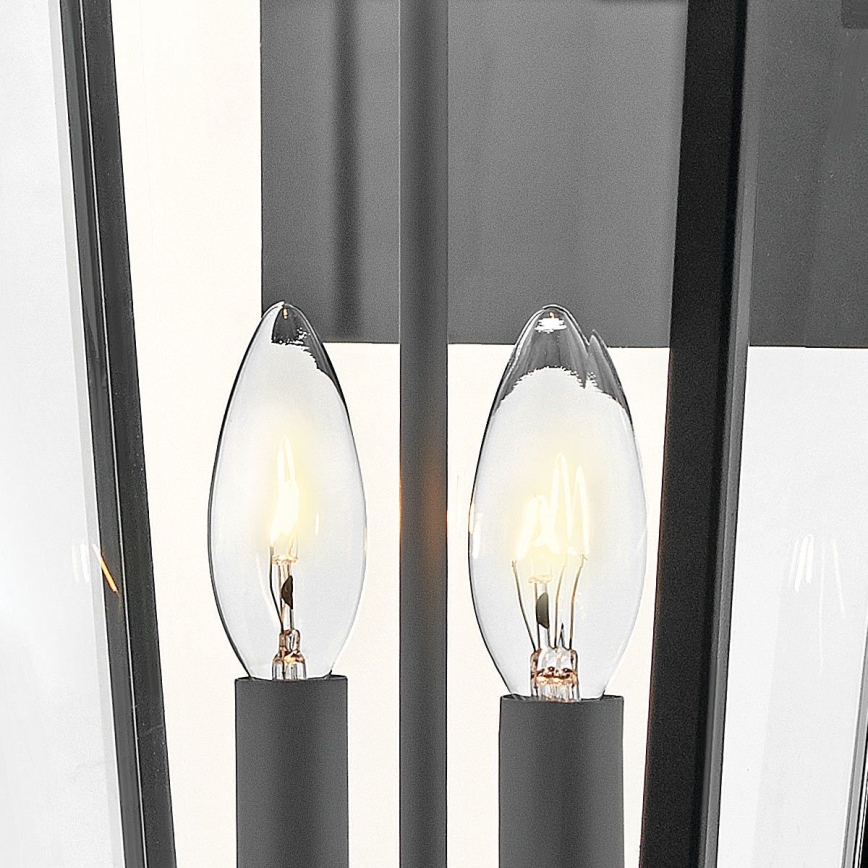 Hinkley - Outdoor wall light DAWSON 2xE14/40W/230V IP44 black