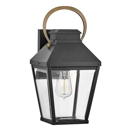 Hinkley - DAWSON M Outdoor Wall Light 1xE27/60W/230V IP44 Black