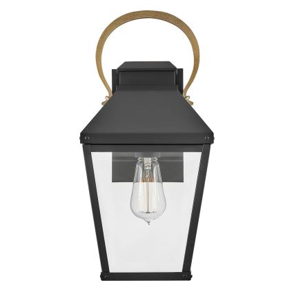 Hinkley - Outdoor wall light DAWSON 1xE27/60W/230V IP44 black
