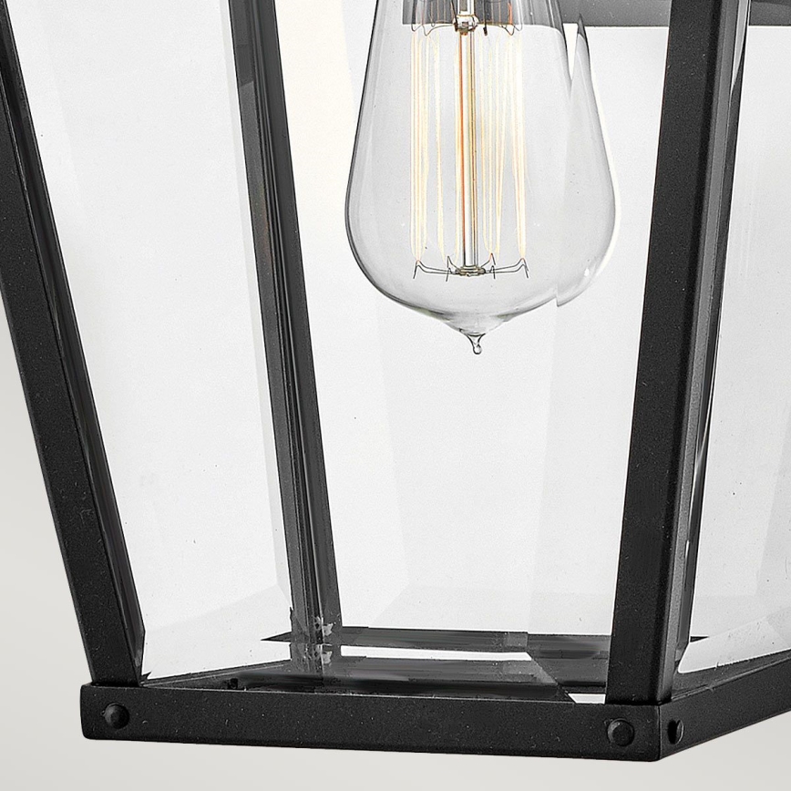 Hinkley - Outdoor wall light DAWSON 1xE27/60W/230V IP44 black