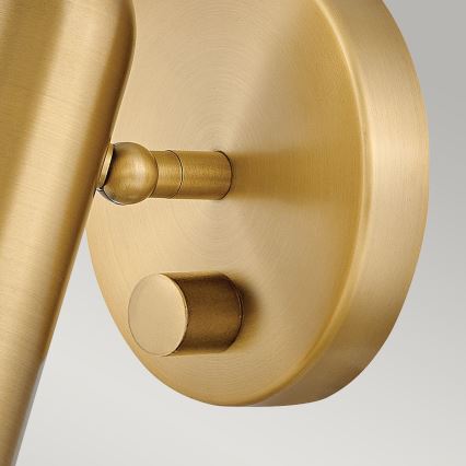 Hinkley HK-DAX1-HB - LED Dimmable Wall Light DAX LED/9W/230V 3000K Gold