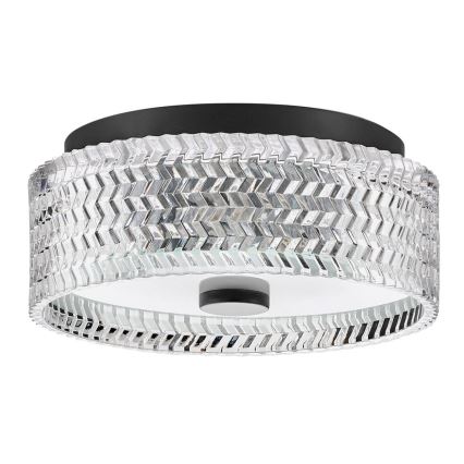 Hinkley - Ceiling light ELLE 2xE27/60W/230V d. 30,5 cm black