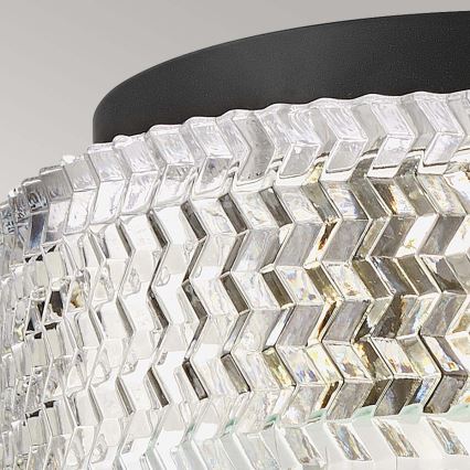 Hinkley - Ceiling light ELLE 2xE27/60W/230V d. 30,5 cm black