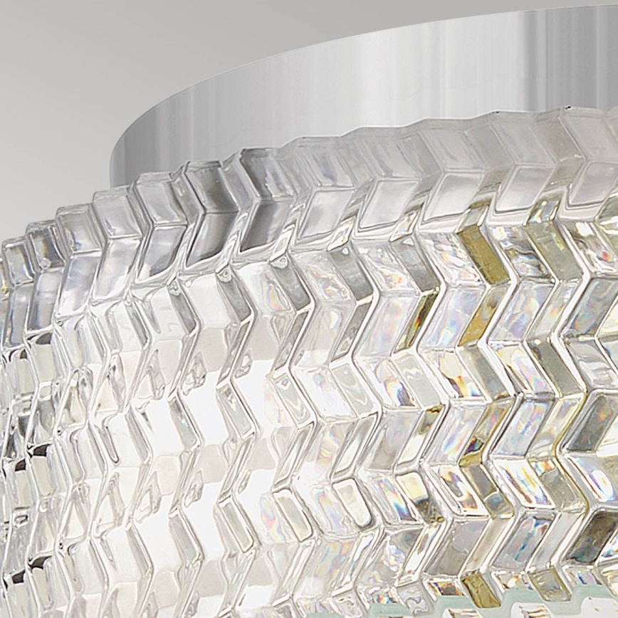 Hinkley Ceiling light ELLE 2xE27/60W/230V d. 30,5 cm shiny chrome